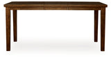 Ralene Medium Brown Counter Height Dining Table and 4 Barstools from Ashley Furniture - Luna Furniture