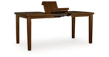 Ralene Medium Brown Counter Height Dining Extension Table from Ashley - Luna Furniture