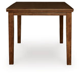 Ralene Medium Brown Counter Height Dining Table and 4 Barstools from Ashley Furniture - Luna Furniture