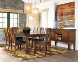 Ralene Medium Brown Dining Chair, Set of 2 from Ashley Furniture - Luna Furniture