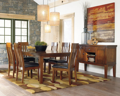 Ralene 2-Piece Dining Room Chair in Medium Brown from Ashley Furniture - Luna Furniture