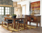 Ralene Medium Brown Dining Extension Table from Ashley - Luna Furniture