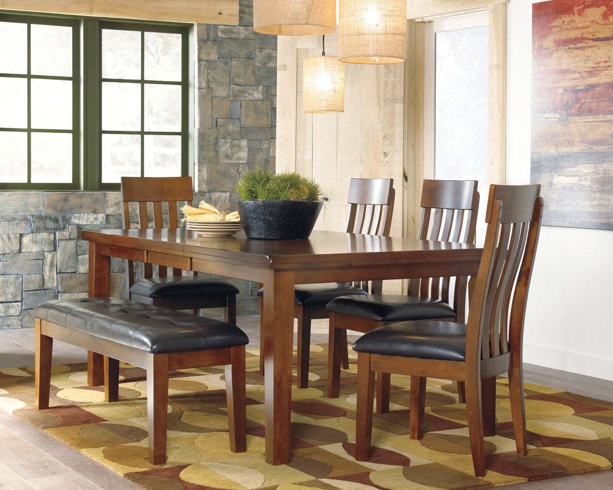 Ralene Medium Brown Dining Bench from Ashley - Luna Furniture