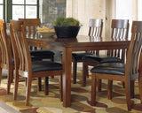 Ralene Medium Brown Dining Extension Table from Ashley Furniture - Luna Furniture