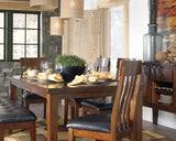 Ralene Medium Brown Dining Extension Table from Ashley - Luna Furniture