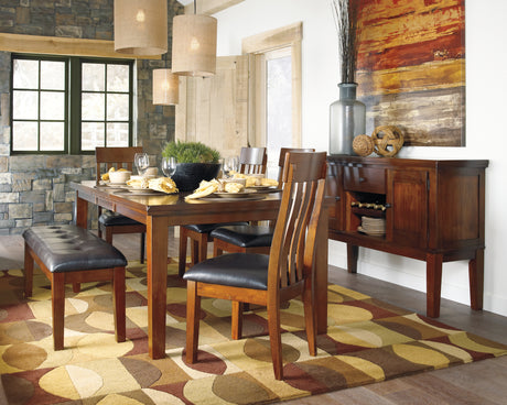 Ralene 2-Piece Dining Room Chair in Medium Brown from Ashley Furniture - Luna Furniture