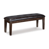 Haddigan Dark Brown Dining Bench
