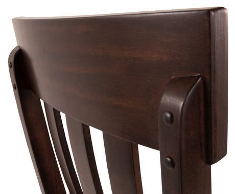 Haddigan 2-Piece Dining Room Chair in Dark Brown from Ashley Furniture - Luna Furniture