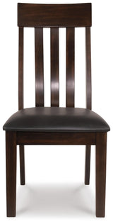 Haddigan Dark Brown Dining Chair, Set of 2 from Ashley Furniture - Luna Furniture