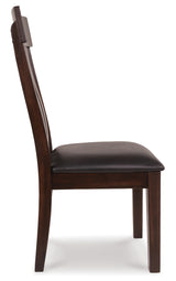 Haddigan 2-Piece Dining Room Chair in Dark Brown from Ashley Furniture - Luna Furniture