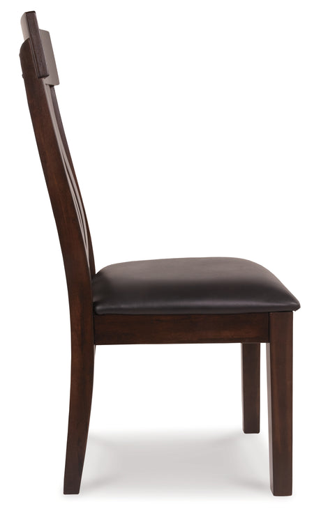 Haddigan 2-Piece Dining Room Chair in Dark Brown from Ashley Furniture - Luna Furniture