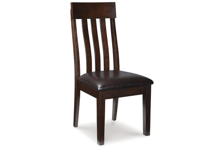 Haddigan Dark Brown Dining Table with 4 Chairs and Bench from Ashley Furniture - Luna Furniture