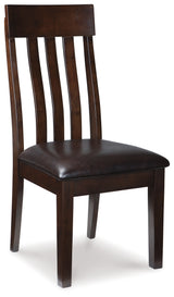 Haddigan Dark Brown Dining Chair, Set of 2 from Ashley Furniture - Luna Furniture