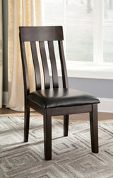 Haddigan Dark Brown Dining Chair, Set of 2 from Ashley Furniture - Luna Furniture