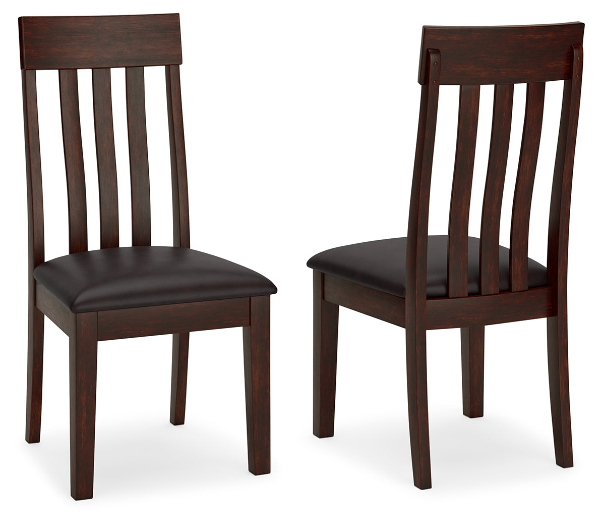 Haddigan Dark Brown Dining Chair, Set of 2 from Ashley Furniture - Luna Furniture