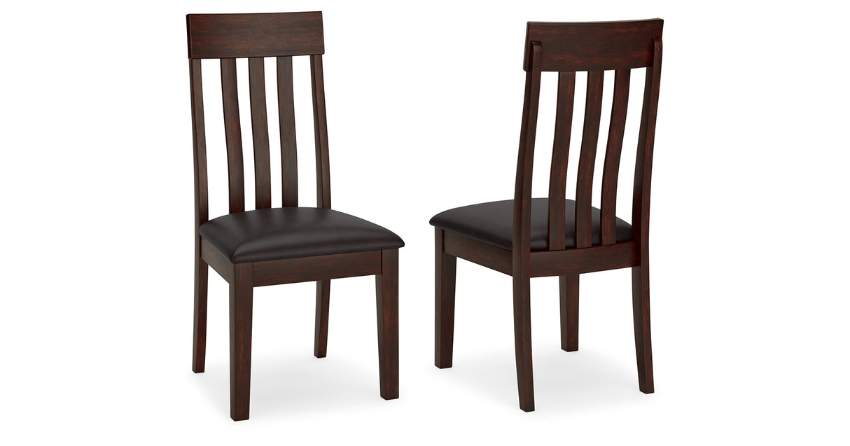 Haddigan Dark Brown Dining Chair, Set of 2 from Ashley Furniture - Luna Furniture