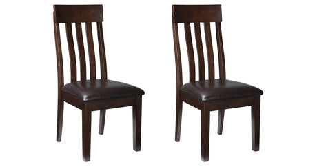 Haddigan 2-Piece Dining Room Chair in Dark Brown from Ashley Furniture - Luna Furniture