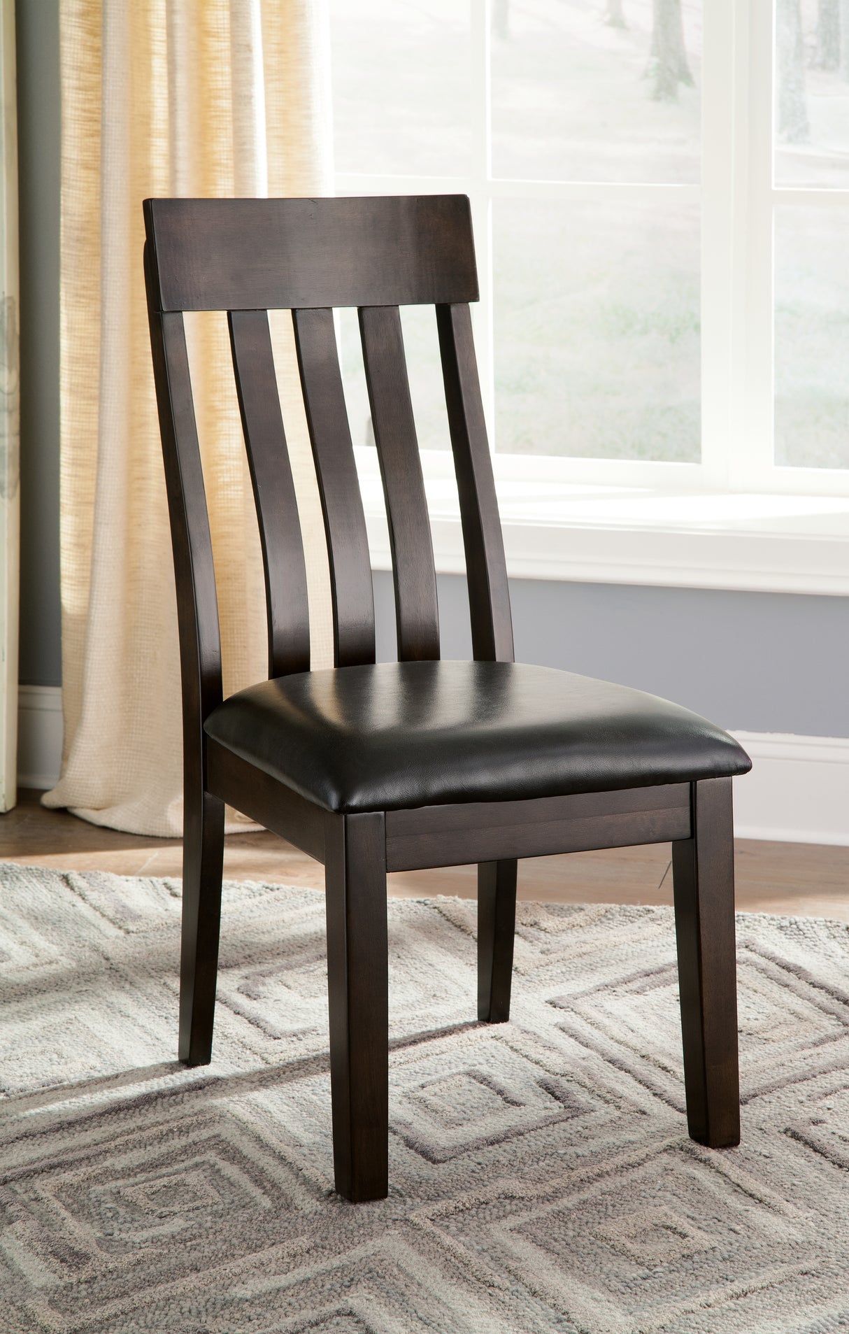 Haddigan 2-Piece Dining Room Chair in Dark Brown from Ashley Furniture - Luna Furniture