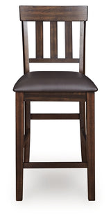 Haddigan 2-Piece Bar Stool in Dark Brown from Ashley - Luna Furniture