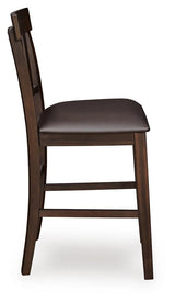 Haddigan Dark Brown Counter Height Set from Ashley Furniture - Luna Furniture