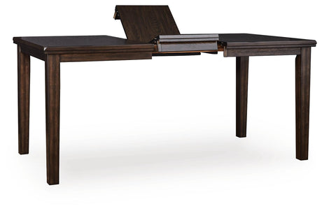 Haddigan Dark Brown Counter Height Set from Ashley Furniture - Luna Furniture