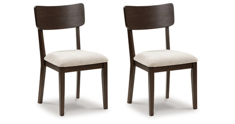 Mallenette Merlot Dining Chair, Set of 2 from Ashley Furniture - Luna Furniture
