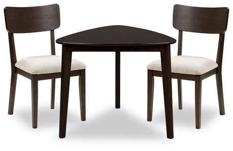 Mallenette Dining Table and 2 Chairs from Ashley - Luna Furniture