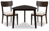 Mallenette Dining Table and 2 Chairs from Ashley Furniture - Luna Furniture