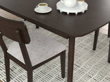 Mallenette Merlot Rectangular Dining Table and 4 Chairs (Set of 5) from Ashley Furniture - Luna Furniture