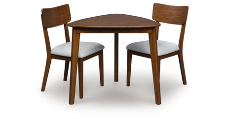 Tameride Dining Table and 2 Chairs in Brown from Ashley - Luna Furniture