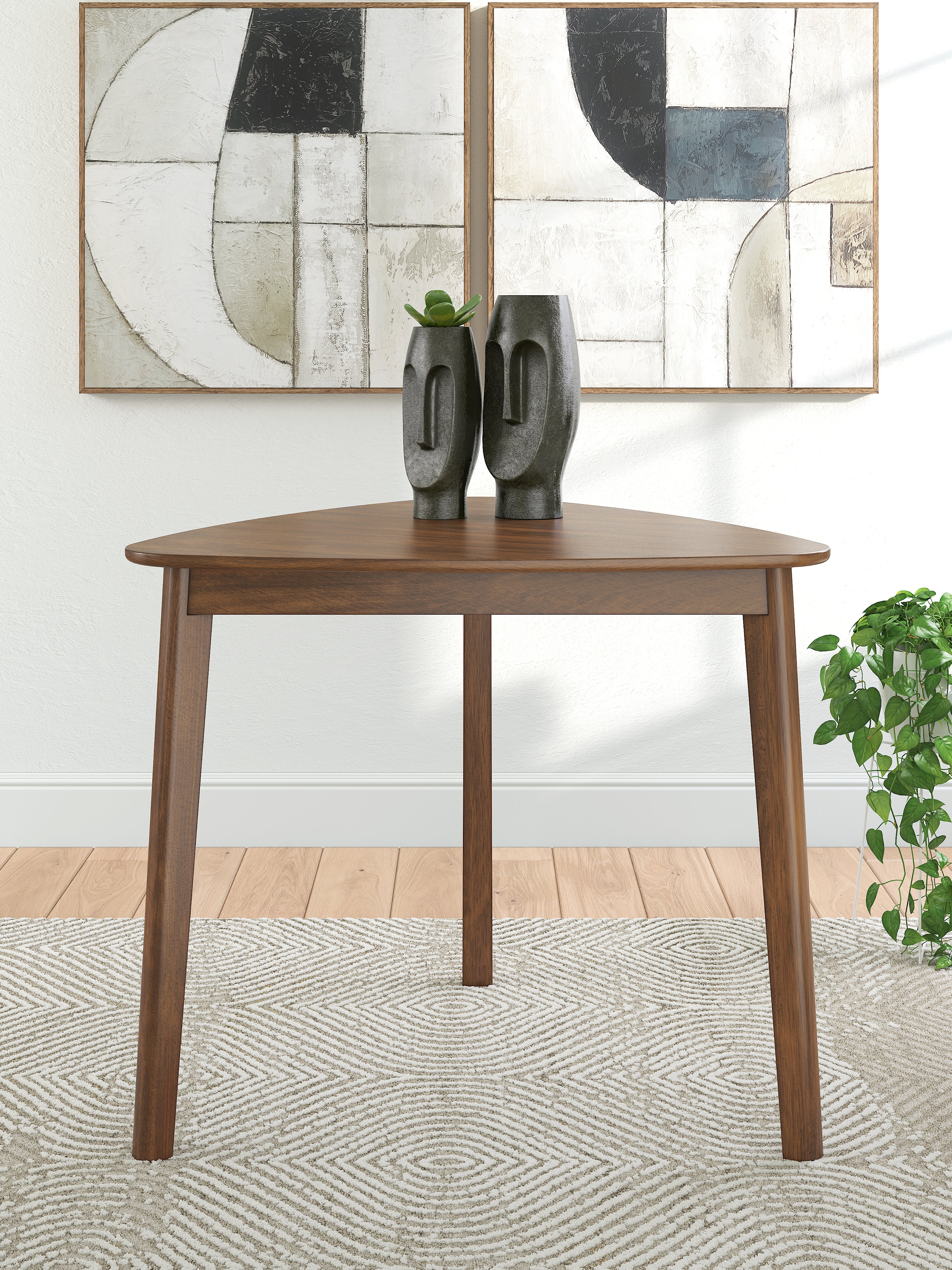 Ashley Tameride Brown Triangle Dining Table – Luna Furniture