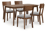 Tameride Brown Dining Table and 4 Chairs (Set of 5) from Ashley - Luna Furniture