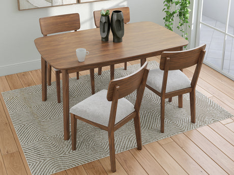 Tameride Brown Dining Table and 4 Chairs (Set of 5) from Ashley - Luna Furniture