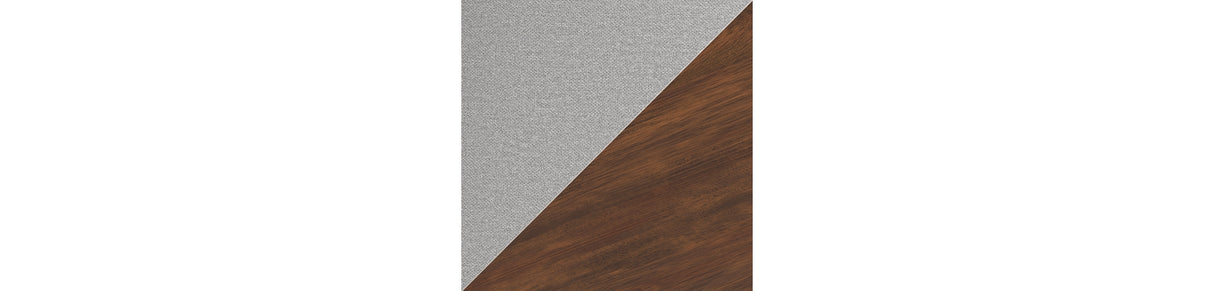 Lyncott Gray/Brown Extension Dining Table and 6 Chairs from Ashley Furniture - Luna Furniture