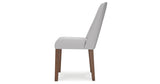 Lyncott Gray/Brown Extension Dining Table and 6 Chairs from Ashley Furniture - Luna Furniture