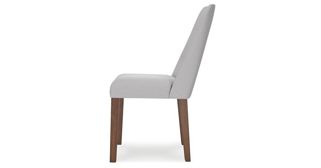 Lyncott Gray/Brown Extension Dining Table and 6 Chairs from Ashley Furniture - Luna Furniture