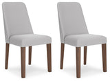 Lyncott Gray/Brown Dining Chair, Set of 2 from Ashley Furniture - Luna Furniture