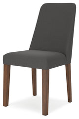 Lyncott Charcoal/Brown Extension Dining Table and 4 Chairs from Ashley Furniture - Luna Furniture