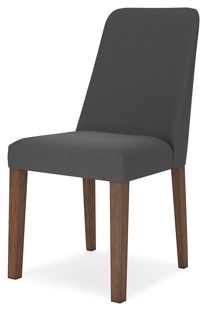 Lyncott Charcoal/Brown Dining Chair, Set of 2 from Ashley Furniture - Luna Furniture