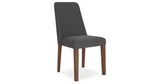 Lyncott Charcoal/Brown Extension Dining Table and 6 Chairs from Ashley Furniture - Luna Furniture