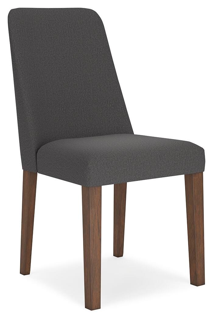 Lyncott Charcoal/Brown Extension Dining Table and 4 Chairs from Ashley - Luna Furniture