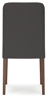 Lyncott Charcoal/Brown Extension Dining Table and 4 Chairs from Ashley Furniture - Luna Furniture