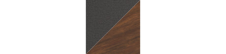 Lyncott Charcoal/Brown Extension Dining Table and 4 Chairs from Ashley Furniture - Luna Furniture