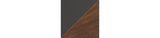 Lyncott Charcoal/Brown Extension Dining Table and 6 Chairs from Ashley Furniture - Luna Furniture