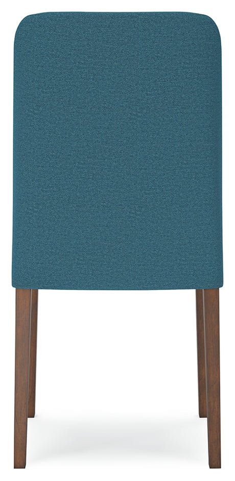 Lyncott Blue/Brown Extension Dining Table and 4 Chairs from Ashley Furniture - Luna Furniture