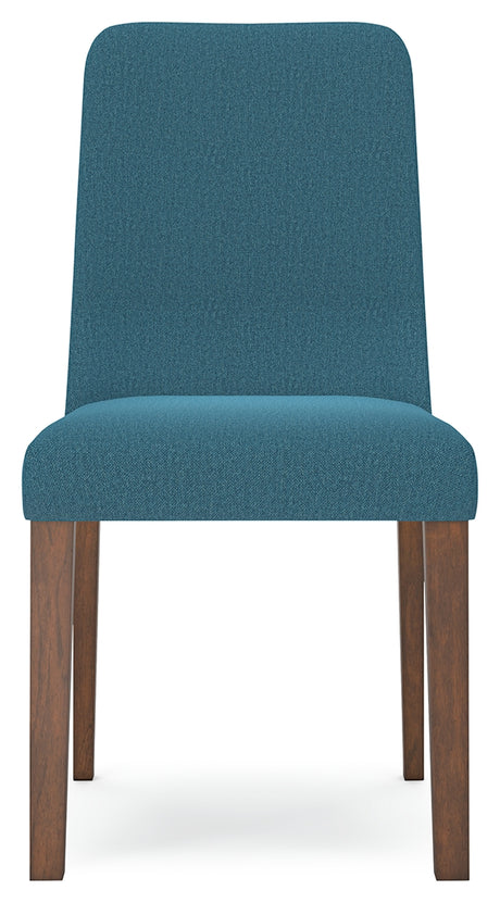 Lyncott Blue/Brown Extension Dining Table and 4 Chairs from Ashley Furniture - Luna Furniture