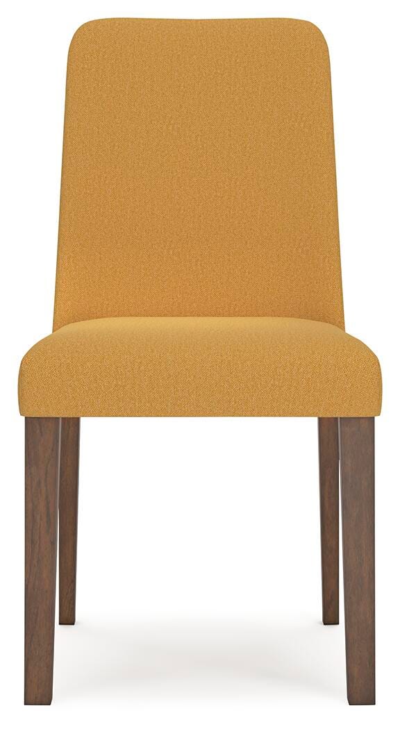 Lyncott Mustard/Brown Dining Table and 4 Chairs from Ashley - Luna Furniture
