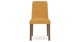 Extension Mustard/Brown Dining Table and 6 Chairs from Ashley Furniture - Luna Furniture