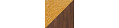 Extension Mustard/Brown Dining Table and 6 Chairs from Ashley Furniture - Luna Furniture