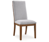Lyncott Beige/Brown Dining Chair, Set of 2 from Ashley - Luna Furniture